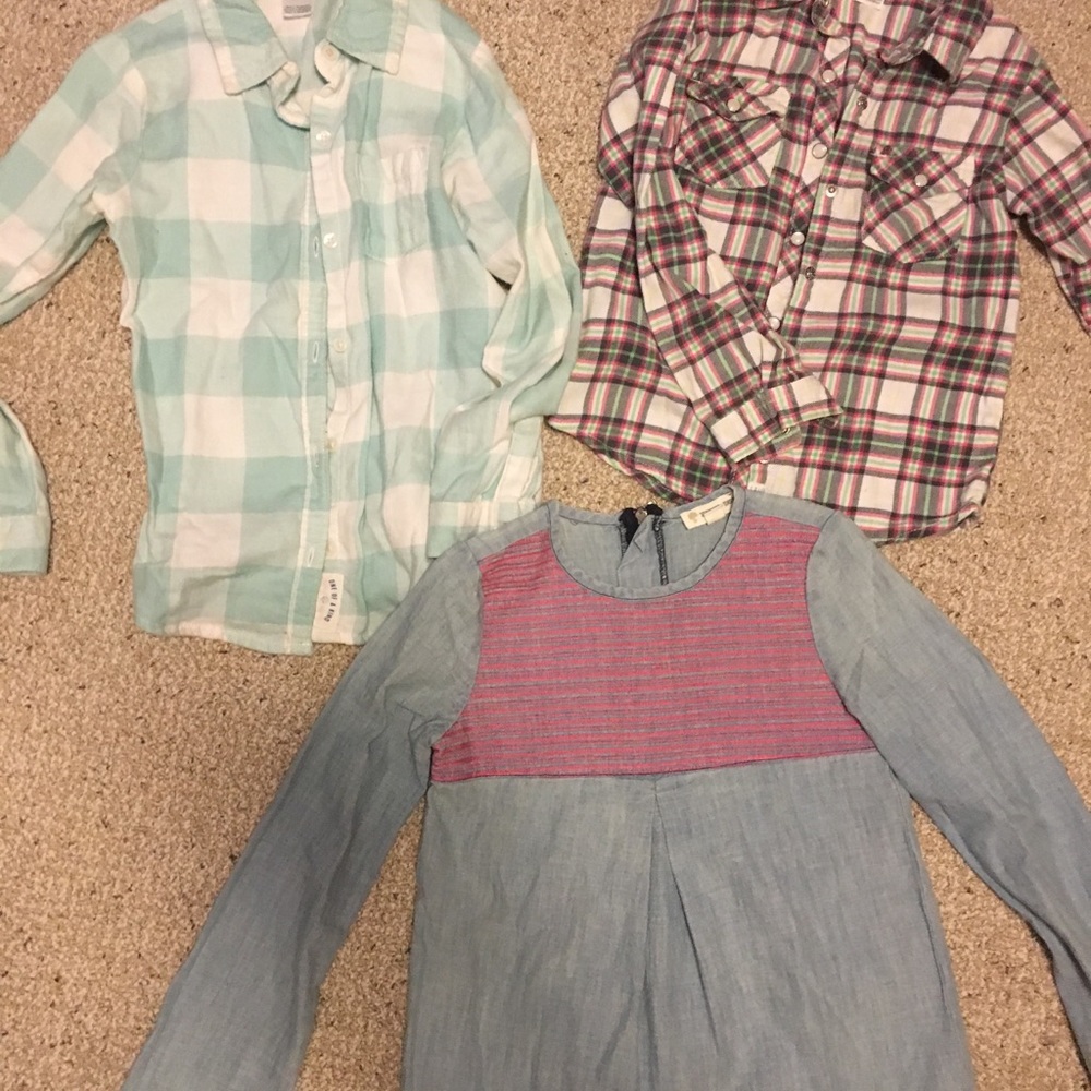 Girl’s Size 6 Long Sleeve Shirts